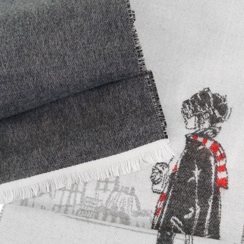 Étole jacquard bio 125g - 2