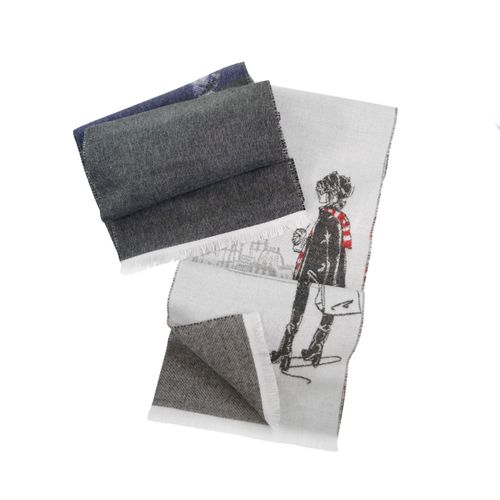 Étole jacquard bio 125g, RIONDET SERIPUB, EYBENS
