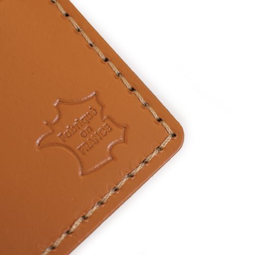 Porte-passeport cuir régénéré