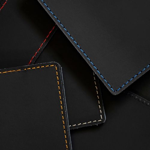 Porte-cartes double cuir régénéré - 4