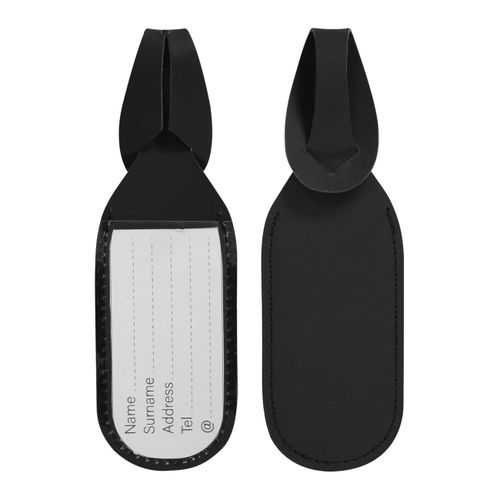 Porte-étiquette bagage cuir régénéré - 2