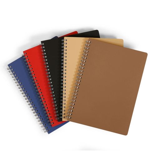 Cahier à spirale cuir régénéré, RIONDET SERIPUB, EYBENS