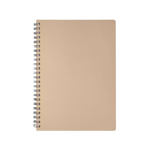 Cahier à spirale cuir régénéré - 4