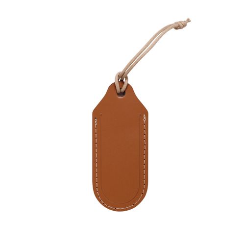 Porte-étiquette bagage cuir régénéré, RIONDET SERIPUB, EYBENS