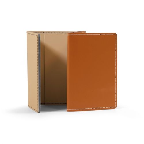 Porte-passeport cuir régénéré - 2