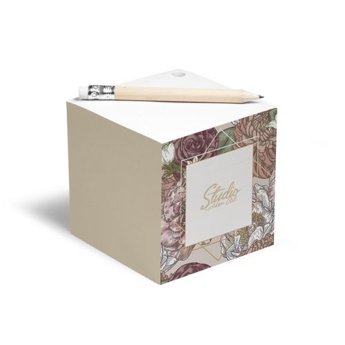 Bloc cube/crayon bois - 1