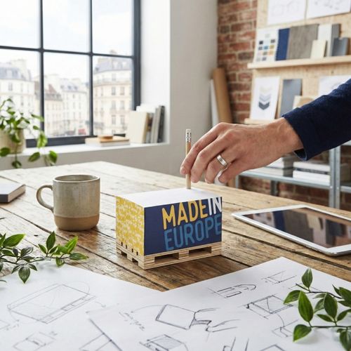 Bloc cube palette/crayon - 2