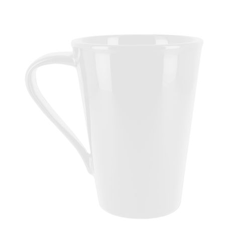 Mug céramique blanche brillante 380ml - HENRIET - 1