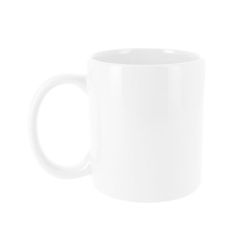 Mug céramique blanche brillante 310ml - BERNIE - 1