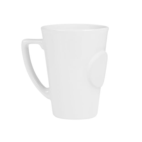 Mug céramique blanche brillante 380ml - REINE - 1