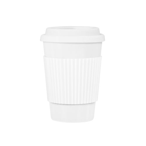 Mug céramique blanche brillante 380ml - LEOCADIE - 2