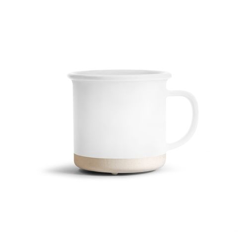 Mug céramique blanche brillante 280ml - LOUIS - 1