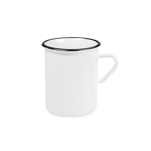 Mug céramique blanche brillante 330ml - JACK - 2