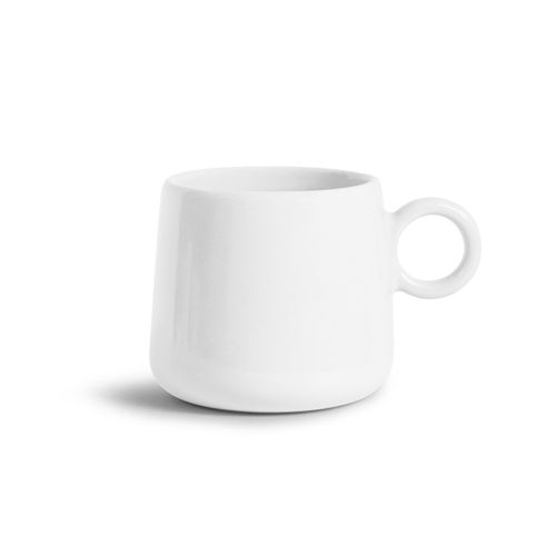 Mug céramique blanche brillante 250ml - BOB - 1