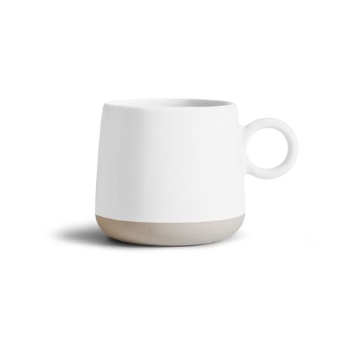 Mug céramique blanche brillante 250ml - BOB - 1
