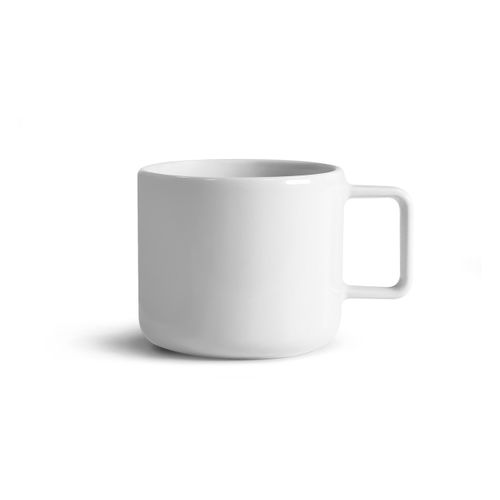 Mug céramique blanche brillante 250ml - LOUISE - 1