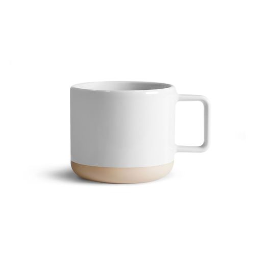 Mug céramique blanche brillante 250 ml - LOUNA - 1