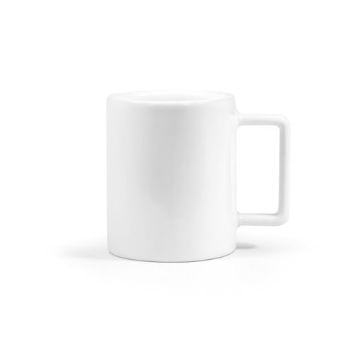 Mug céramique balnche brillante 280ml - BERNARD - 2