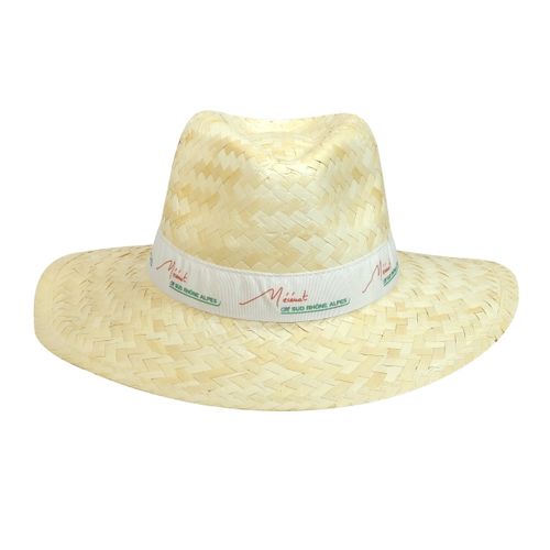 Chapeau paille blanche PANAMA, RIONDET SERIPUB, EYBENS