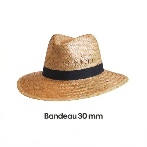 Chapeau paille dorée PANAMA, RIONDET SERIPUB, EYBENS