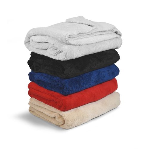 Plaid molleton RPET300g, RIONDET SERIPUB, EYBENS
