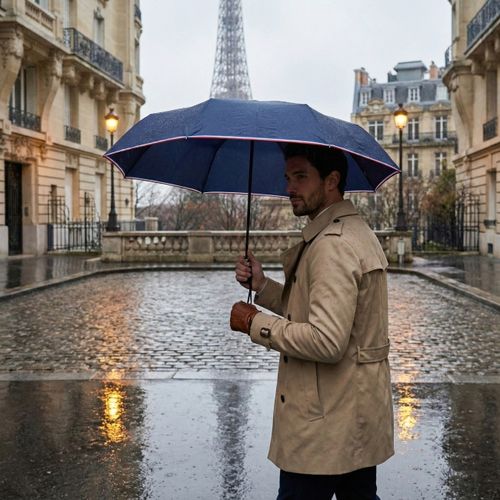 Parapluie pliable ouverture automatique - 3