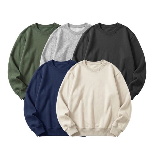 Sweat col rond coton biologique 340g - 1