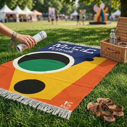 Fouta sublimée 70 x 140 cm