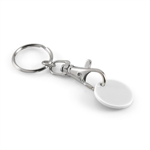 PORTE-CLÉS JETON CLASSIQUE AVEC JETON PLASTIQUE - 2