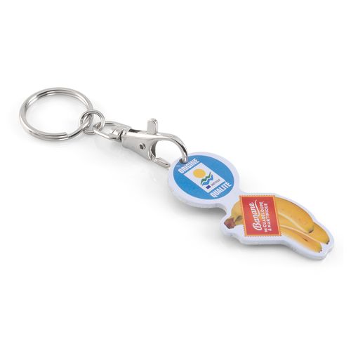 PORTE-CLÉS JETON ALUMINIUM - AT3 - 1