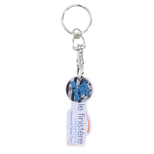 PORTE-CLÉS JETON ALUMINIUM - 4