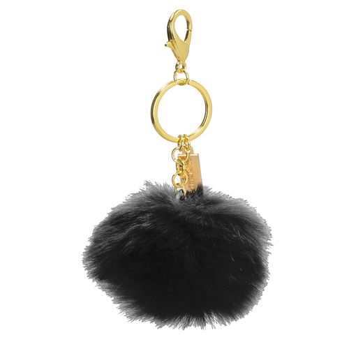 PORTE-CLÉS POMPON IMITATION FOURRURE - 3