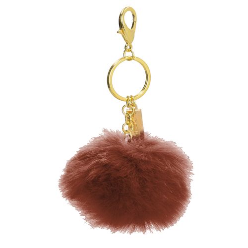 PORTE-CLÉS POMPON IMITATION FOURRURE - 2