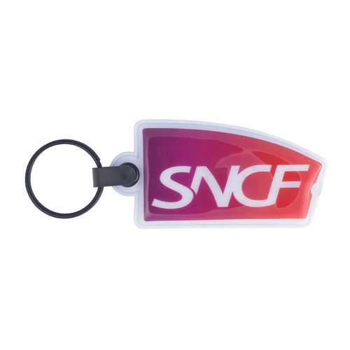 PORTE-CLÉS PVC FLEX AVEC LAMPE