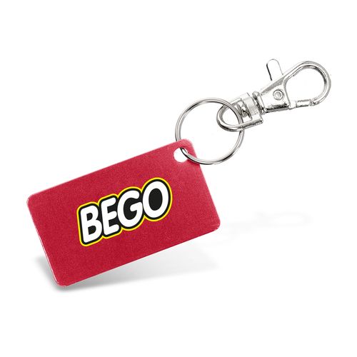 PORTE-CLÉS PLAQUE ALUMINIUM - 2