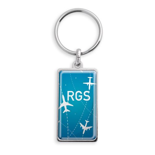 PORTE-CLÉS ZAMAC FORME RECTANGLE - 2