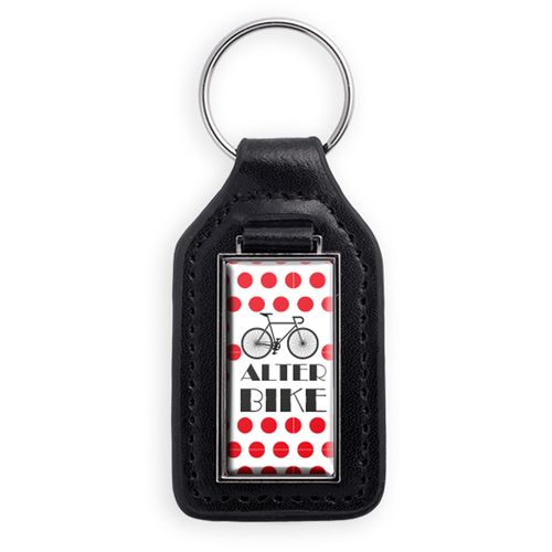 PORTE-CLÉS SIMILICUIR FORME RECTANGLE - 1