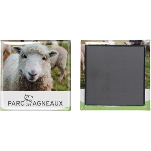 MAGNET BOUTON CARRÉ - MADE IN FRANCE - 4