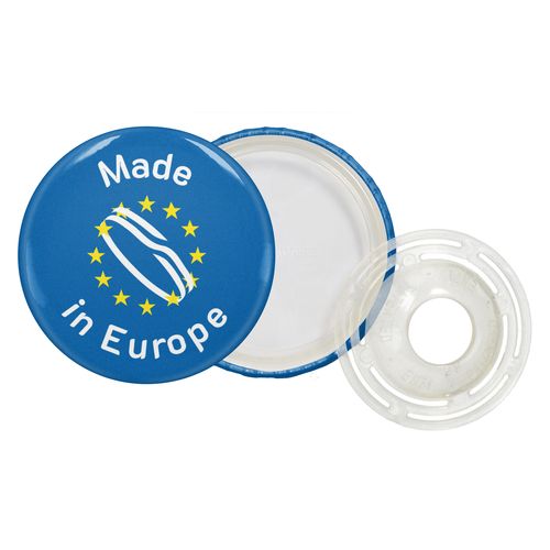 BADGE BOUTON EN PLA - EUROPE - 1