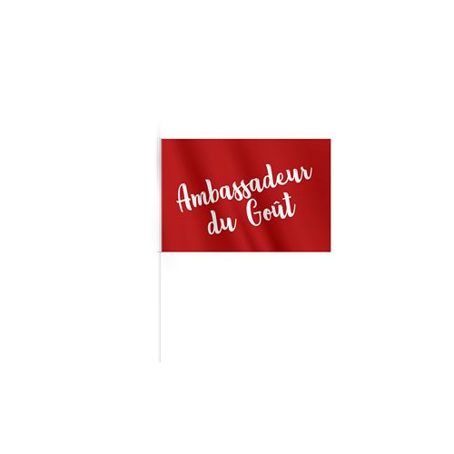 DRAPEAU EN RPET (15x10CM) - 2