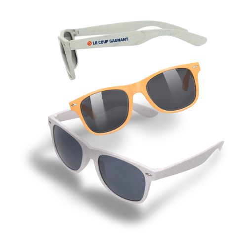 LUNETTES DE SOLEIL FIBRE DE PAILLE - 1