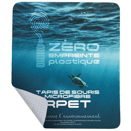 TAPIS DE SOURIS MICROFIBRE RPET - 1