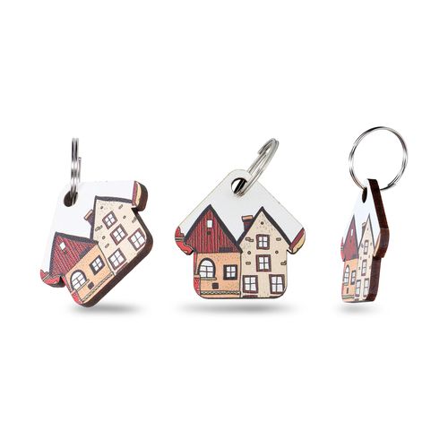 PORTE-CLÉS BOIS - EUROPE - 2