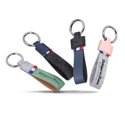 PORTE-CLÉS EN SYNDERME ET/OU FEUTRE - 1