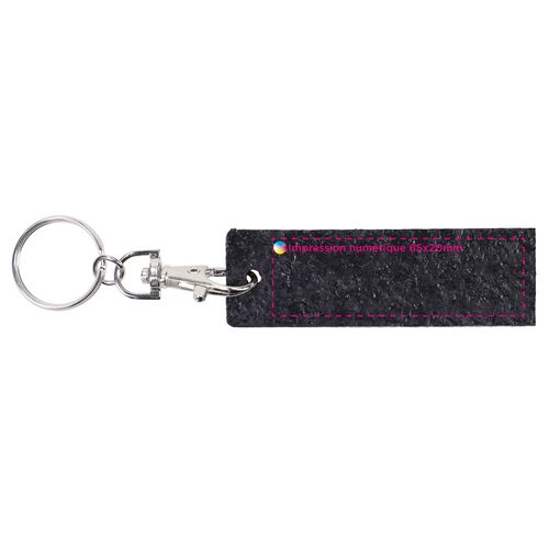 PORTE-CLÉS EN PNEU RECYCLÉ - 1