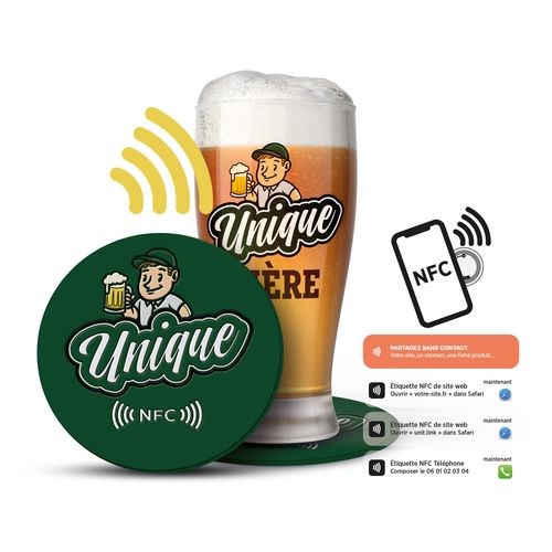 SOUS-VERRE PVC AVEC PUCE NFC - 2