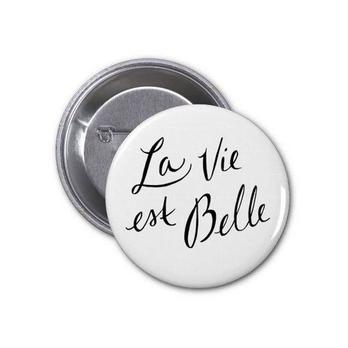 Badge EPINGLE rond - France