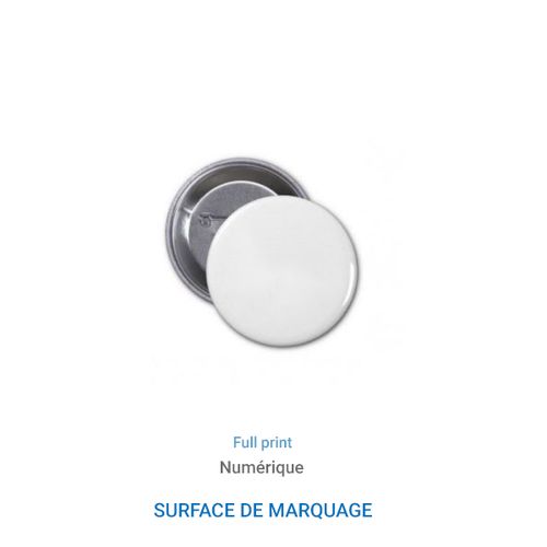 Badge EPINGLE rond - France