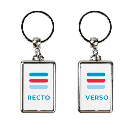 Porte-clés MULTI rectangle L - France, PROPULZ, Objets publicitaires personnalisés