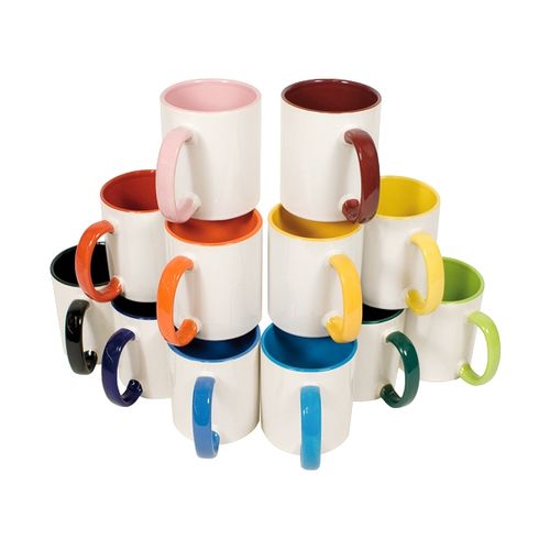Mug BICOLORE, objet publicitaire personnalisé avec votre logo.